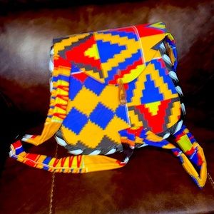 African kente bag